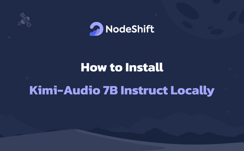 How to Install Kimi-Audio 7B Instruct Locally